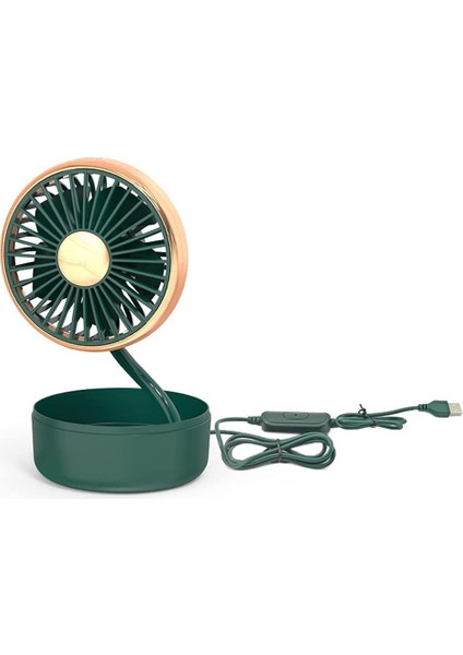 Küçük Fan Taşınabilir Mini Masa USB Powered Cep Ev Ofis Masaüstü Araba Seyahat Kamp Için Açık, Sessiz (Yurt Dışından)