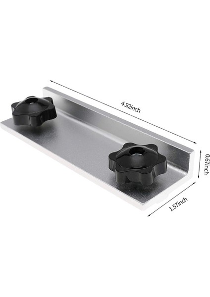 T-Track Durdurma Kiti Satır Içi Durdurma T Parça Durdurma Bloğu Ağaç Işleme Evrensel Kiti, 2pcs Uzun Duraklar (Yurt Dışından)
