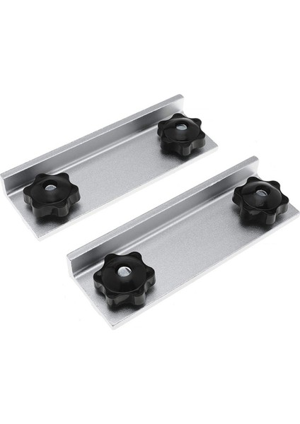 T-Track Durdurma Kiti Satır Içi Durdurma T Parça Durdurma Bloğu Ağaç Işleme Evrensel Kiti, 2pcs Uzun Duraklar (Yurt Dışından)