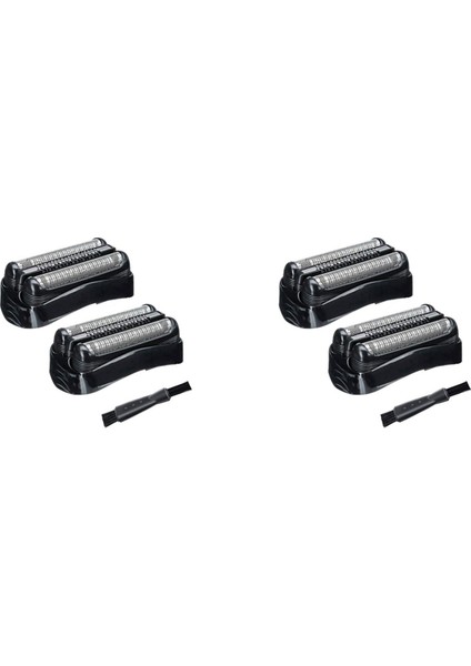 4 Adet 21B Tıraş Makinesi Yedek Kafa Braun Serie 3 Elektrikli Jilet 301S,310S,320S,330S,340S,360S,3010S,3020S,3030S,3040 (Yurt Dışından)