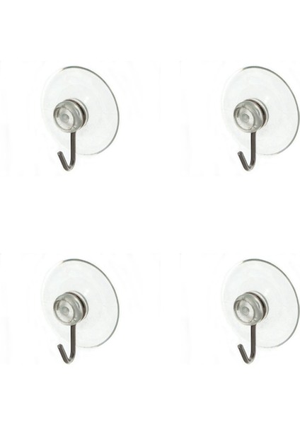 Emme Sucker Pencere Kancaları Şeffaf Tel Kanca 32MM (40'lı Paket) (Yurt Dışından)