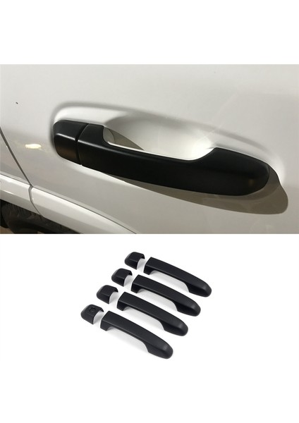 Araba Dış Kapı Kolu Trim Prado J150 2010-2019 ile Uyumlu Dış, Akıllı Anahtar Delikleri Olmadan Mat Siyah (Yurt Dışından) fiyatları