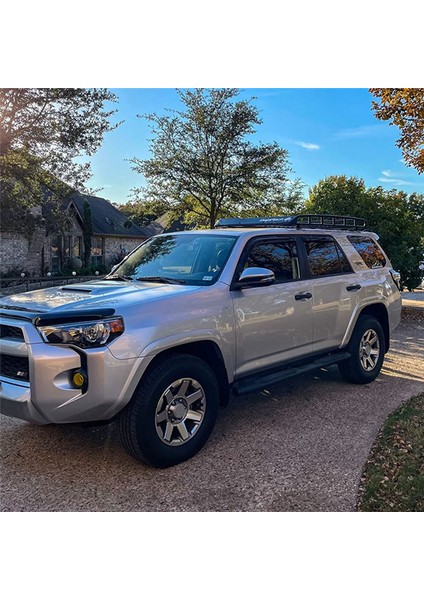 Araba Dış Kapı Kolu Trim Prado J150 2010-2019 ile Uyumlu Dış, Akıllı Anahtar Delikleri Olmadan Mat Siyah (Yurt Dışından) fırsatları