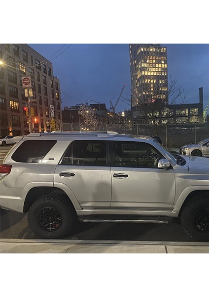 Araba Dış Kapı Kolu Trim Prado J150 2010-2019 ile Uyumlu Dış, Akıllı Anahtar Delikleri Olmadan Mat Siyah (Yurt Dışından) indirimleri