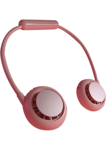 Mini Fan Taşınabilir Asılı Boyun Bandı USB Şarj Edilebilir Çift Fanlar Hava Soğutucu Klima Elektrikli Masa Pembe (Yurt Dışından) fiyatları
