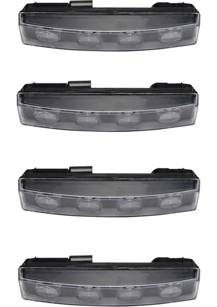 Kamyon Üstü Güneşlik Sinyal Işığı Köşe Işıkları Yedek Parça Için 4x 24 V Beyaz LED Işıklar 1798980 1910437 (Yurt Dışından)