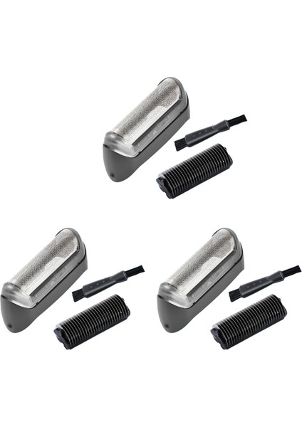 3x Folyo ve Kesici Braun 10B Cruzer, 1000/2000 Serisi Tıraş Makinesi Kafa Seti Yedek Parça 180 190 1735 1775 5728 5729 170S (Yurt Dışından)
