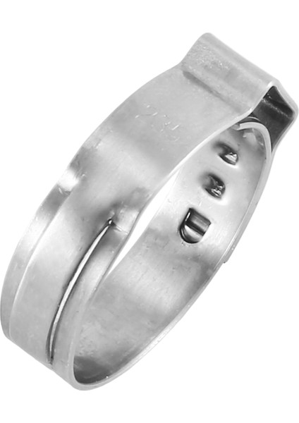 Paslanmaz Çelik Tek Kulaklı Hortum Kelepçesi, 80 Adet 6-23.6mm Sıkma Hortum Kelepçesi Çeşitler Kiti Kulak Kademesiz Cinch Halkaları Sıkma Tutam (1/4 Inç - 15/16 Inç) (Yurt Dışından)