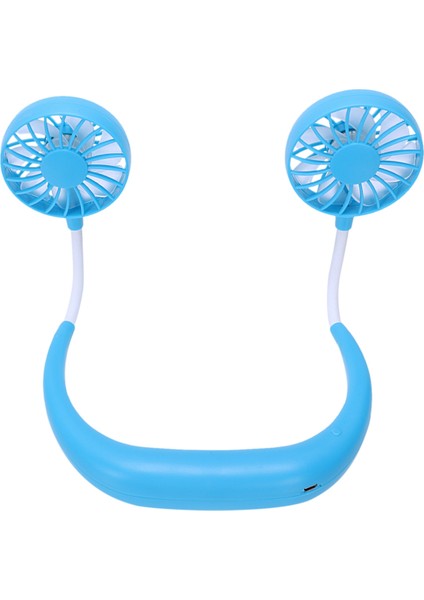 Spor Fan Asma Boyun Dış Mekan USB Şarjlı Masaüstü Fan-Mavi (Yurt Dışından) modelleri