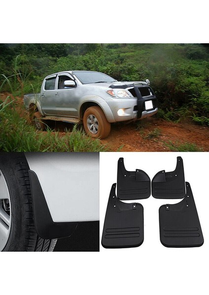 Торт В Форме,8 Adet Çamur Flaps Çamurluklar Sıçrama Muhafızları Çamurluk Toyota Hilux Vigo 2005-2014 76625-0K030 (Yurt Dışından) modelleri