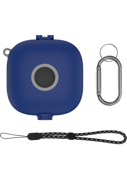 Kulaklık Kılıfı Karabina Kordonlu Şarj Kutusu Tutucu Fit Pro-Blue ile Uyumlu Şok Emme Kılıfı (Yurt Dışından)