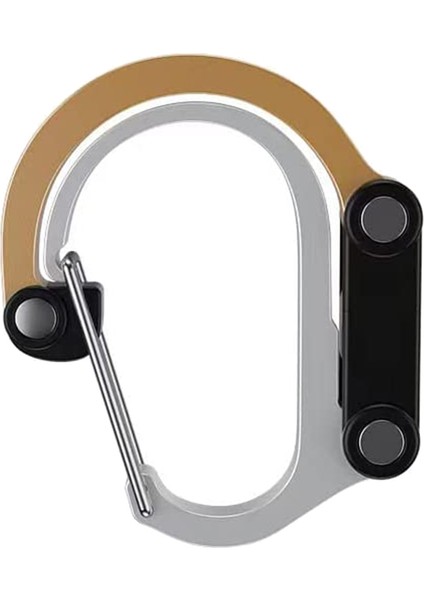 Karabina Klipsi ve Kancası, 2 D-Ring Karabina Klipsi, Seyahat, Sırt Çantası, Tasma ve Anahtarlık ile Uyumlu (Yurt Dışından) modelleri