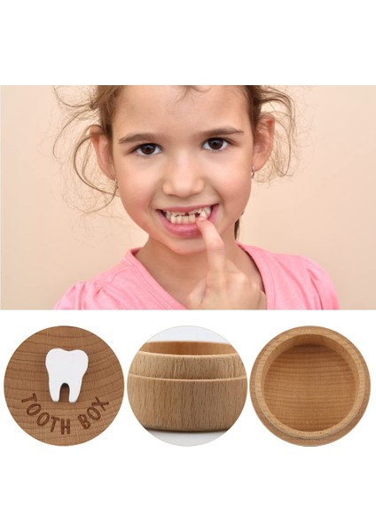 Diş Perisi Kutusu 3D Oyma Ahşap Kutu Hatıra Bırakılan Diş Hatıra Saklama Kutusu Erkek Veya Kız (Yurt Dışından) fiyatları