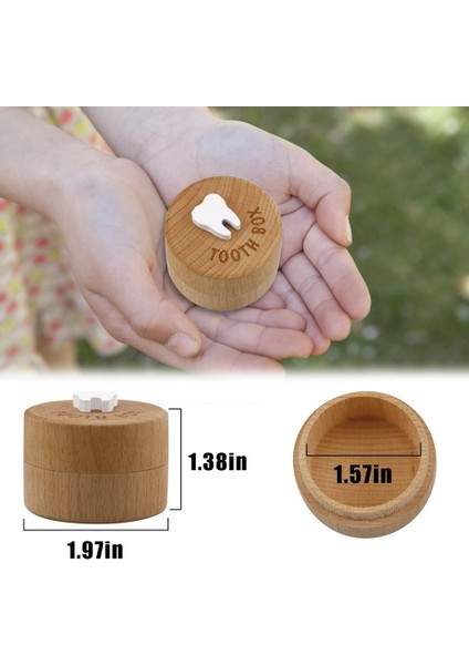 Diş Perisi Kutusu 3D Oyma Ahşap Kutu Hatıra Bırakılan Diş Hatıra Saklama Kutusu Erkek Veya Kız (Yurt Dışından) modelleri