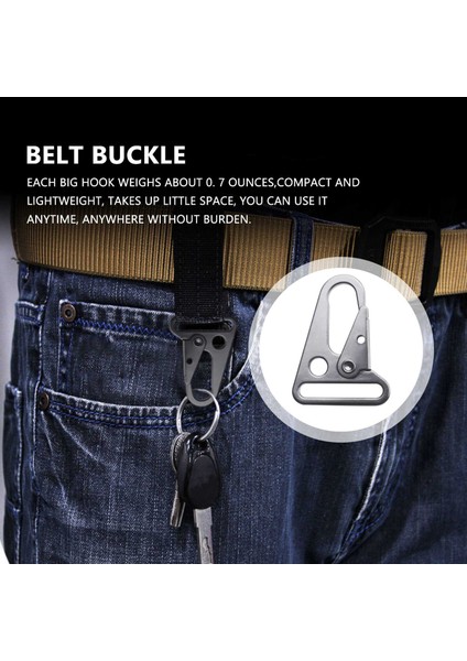 12 Adet Büyütülmüş Ağız Klipsi Sling Toka Olecranon Kanca Sling ile Uyumlu Açık Havada Çanta Sırt Çantası, Karabina Anahtarlık Yaylı Kancalar (Yurt Dışından) fırsatları