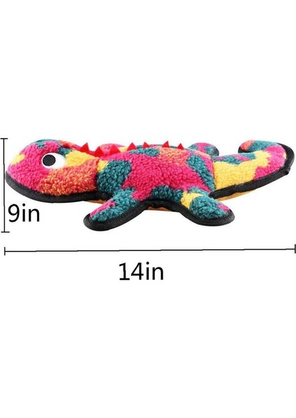 Köpek Cızırtılı Oyuncaklar Sevimli Gecko Tasarım Dolması Peluş Oyuncak Interaktif Oyuncaklar ile Uyumlu Yavru Küçük Orta Köpek Evcil Hayvanlar 1 Adet (Yurt Dışından) fiyatları