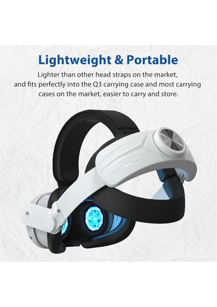 Kafa Bandı Aksesuarları Quest 3 ile Uyumlu Gelişmiş Uyumlu Ayarlanabilir Ayarlanabilir Yedek Elit Kayış ile Uyumlu (Yurt Dışından) indirimleri