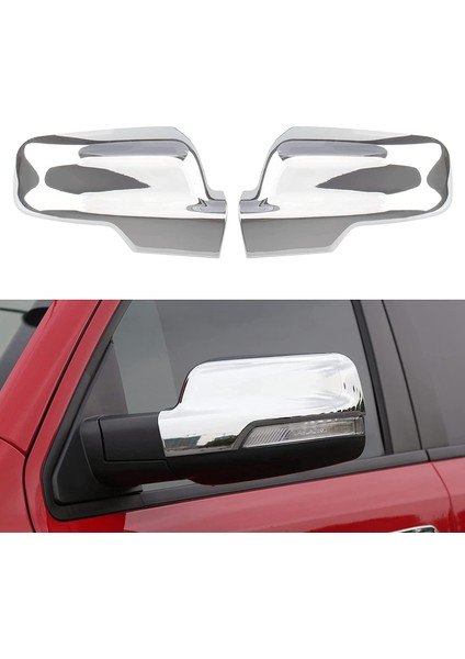 Dikiz Aynası Kapağı Ram 1500 2019-2021 ile Uyumlu Aksesuarlar Akıllı Anahtar Deliği Gümüş ile Kapı Kolu Kapağı Dekor Trim (Yurt Dışından) fiyatları