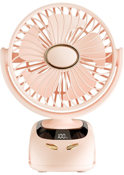Aromaterapi Kullanımı ile Mini Üzerinde 3000 Mah N33 USB Klip Fan Dijital Ekran Taşınabilir Yatak Odası Arabası Fanı, B (Yurt Dışından)