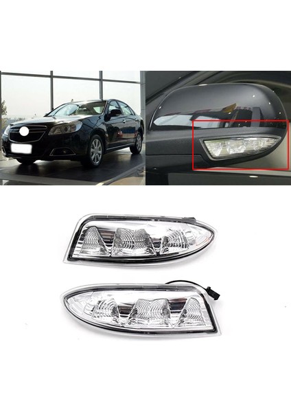 Araba Sol LED Dönüş Sinyali Işık Dikiz Aynası Lambası Flaşör Tekrarlayıcı 2007-2014 ile Uyumlu (Yurt Dışından) modelleri