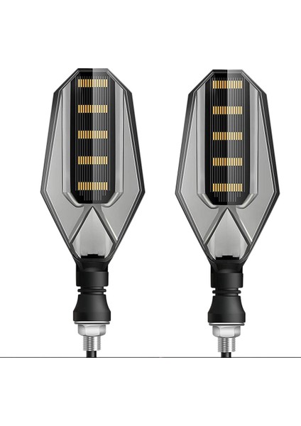 1pair 30LEDS 12V Motosiklet Dönüş Sinyali Su Geçirmez Yanıp Sönen Ön Arka Göstergeler (Kırmızı) (Yurt Dışından)