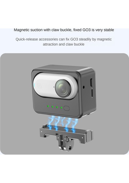 Go 3 Aksiyon Kamerası ile Uyumlu Hızlı Çıkarma Bağlantısı Bağlantı Adaptörlü Alüminyum Alaşımlı Hızlı Çıkarma Adaptörü (Yurt Dışından) indirimleri