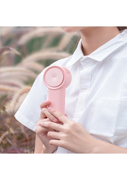 Elektrikli Bladeless Fan Taşınabilir Akülü USB Şarj Mini El Soğutucu Klima Kullanışlı Fanlar Pembe (Yurt Dışından) fiyatları