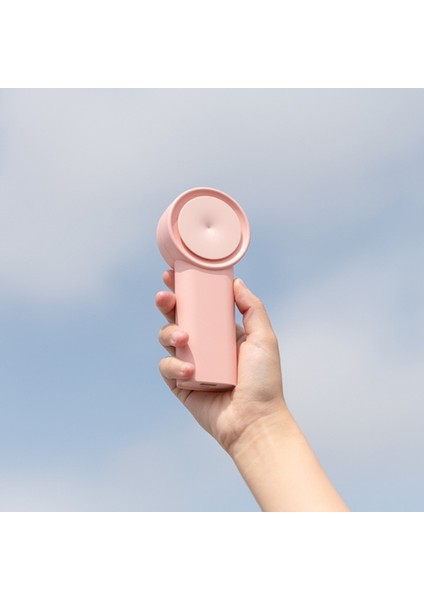 Elektrikli Bladeless Fan Taşınabilir Akülü USB Şarj Mini El Soğutucu Klima Kullanışlı Fanlar Pembe (Yurt Dışından) modelleri