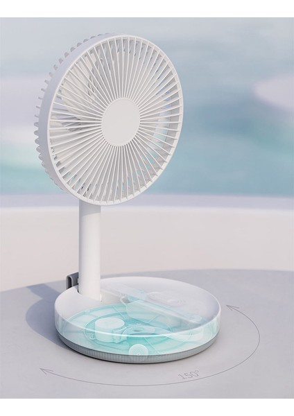 Taşınabilir Sallayarak Ayakta Yer Vantilatörü USB Şarj Edilebilir Katlanabilir Elektrikli Ofis Masaüstü Ayarlanabilir Hava Soğutucu (Yurt Dışından) indirimleri