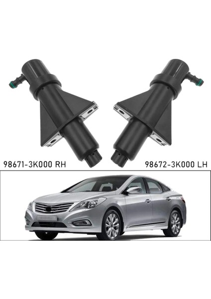 Araç Far Yıkama Nozulu Su Nozulu Azera 05-09 ile Uyumlu 98671-3K000 98672-3K000 (Yurt Dışından) fiyatları