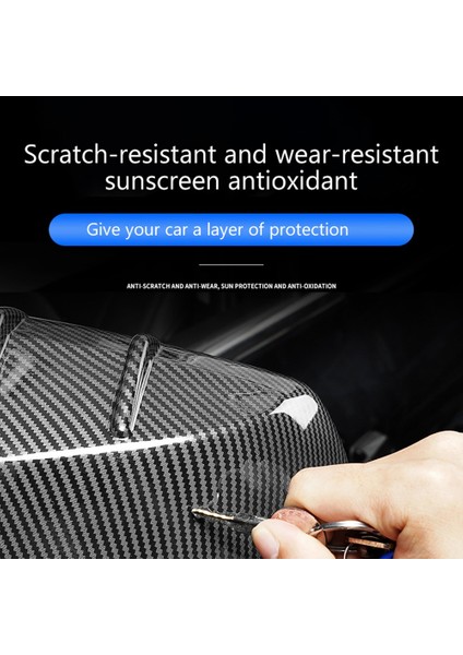 Uyumlu 2020 2021 2022 Araba Yan Kapı Dikiz Aynası Kapağı Kapak Trim Dekor Etiket Aksesuarları, Karbon Fiber (Yurt Dışından) fırsatları