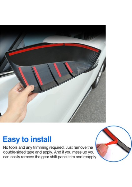 Uyumlu 2020 2021 2022 Araba Yan Kapı Dikiz Aynası Kapağı Kapak Trim Dekor Etiket Aksesuarları, Karbon Fiber (Yurt Dışından) indirimleri