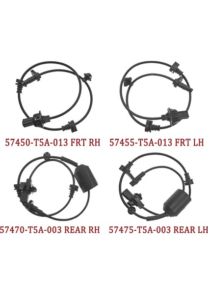 57455-T5A-013 57450-T5A-013 57470-T5A-003 57475-T5A-003 City Fit 1.5l 15-19 ile Uyumlu Ön Arka Abs Tekerlek Hız Sensörü (Yurt Dışından)