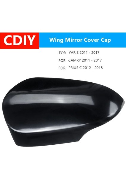 Araç Dikiz Aynası Kapağı Yan Kapı Kanat Kılıfı ile Uyumlu - Yaris 2011-2017 (Yurt Dışından) modelleri