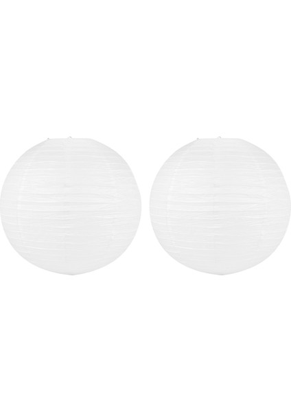parti Düğünü Için 2 x Çin Japon Kağıt Fener Abajur, 50CM (20 Inç) Kremsi-Beyaz (Yurt Dışından)