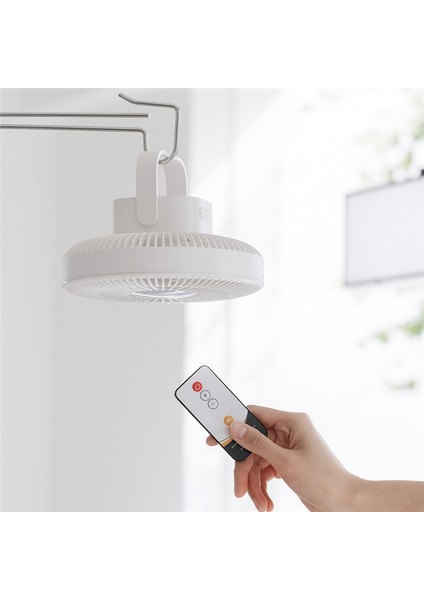 Açık Kamp Hava Soğutucu Fan LED Lamba ile Uzaktan Kumanda USB Şarj Edilebilir Tavan 3 Dişli Duvar Ventilador-Beyaz (Yurt Dışından) fırsatları