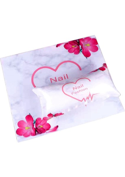 Manikür Masası Nail Art El Yastık Pu Deri Manikür Kol Dayanağı Yastık Nail Art Salon Ev El Yastık Çiçek (Yurt Dışından)