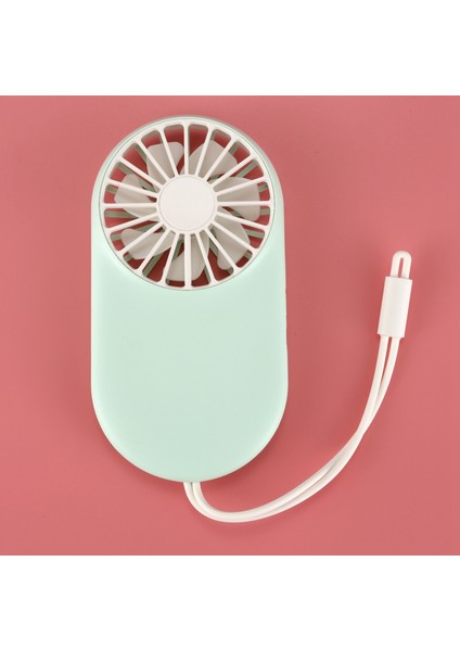 Sevimli Mini Masa Fanı, Taşınabilir Kişisel Masa Ofis Için Küçük El Elektrikli Soğutma Fanı, Açık Kamp (Yeşil) (Yurt Dışından) modelleri
