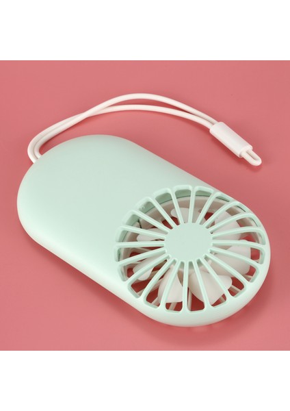 Sevimli Mini Masa Fanı, Taşınabilir Kişisel Masa Ofis Için Küçük El Elektrikli Soğutma Fanı, Açık Kamp (Yeşil) (Yurt Dışından) fırsatları