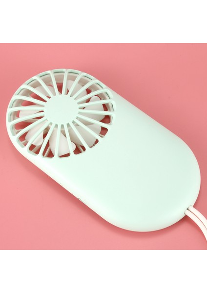 Sevimli Mini Masa Fanı, Taşınabilir Kişisel Masa Ofis Için Küçük El Elektrikli Soğutma Fanı, Açık Kamp (Yeşil) (Yurt Dışından) indirimleri