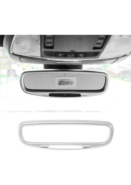 Grand 2017-2021 ile Uyumlu Iç Dikiz Aynası Dekoratif Çerçeve Ayar Kapağı Çıkartmalar Aksesuarları, Gümüş (Yurt Dışından) fırsatları