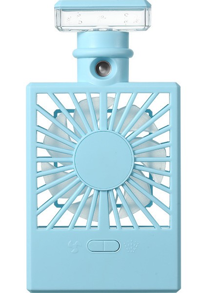 Taşınabilir Su Buharlı Vantilatör Elektrikli USB Şarj Edilebilir El Mini Soğutma Klima Nemlendirici Ev Için, Mavi (Yurt Dışından) fiyatları