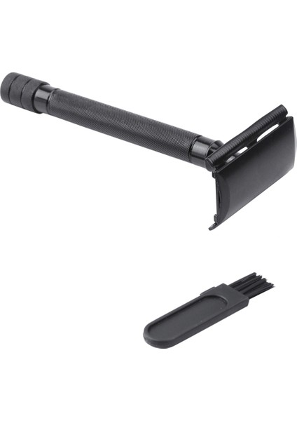 2x Çift Kenarlı Emniyetli Jilet Uzun Saplı Klasik Emniyetli Jilet Manuel Tıraş Makinesi Tutucu Siyah (Yurt Dışından) fiyatları