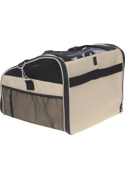 Petcomer Taşınabilir Pet Seyahat Taşıyıcı Köpek Kedi Yavrusu Araba Koltuğu Taşıyıcı Seyahat Çantası Sandık Çanta (Bej, S:40*34*26CM) (Yurt Dışından) fiyatları