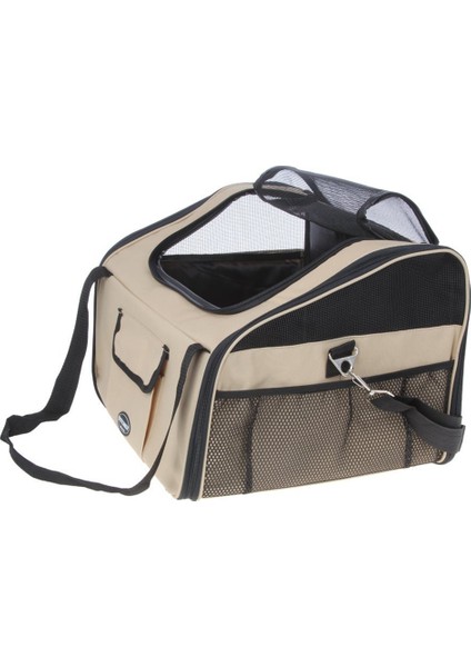Petcomer Taşınabilir Pet Seyahat Taşıyıcı Köpek Kedi Yavrusu Araba Koltuğu Taşıyıcı Seyahat Çantası Sandık Çanta (Bej, S:40*34*26CM) (Yurt Dışından) modelleri