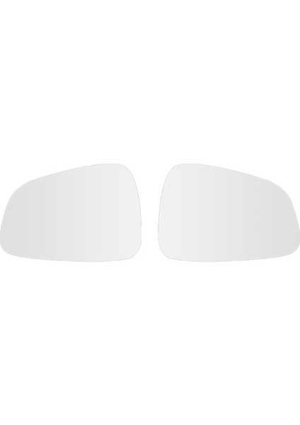 Ön Sol Sağ Buğu Önleyici Dikiz Aynası Lens Camı Model x ile Uyumlu Dikiz Aynası, Beyaz Ayna (Yurt Dışından)