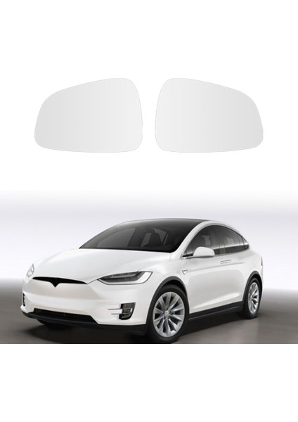 Ön Sol Sağ Buğu Önleyici Dikiz Aynası Lens Camı Model x ile Uyumlu Dikiz Aynası, Beyaz Ayna (Yurt Dışından) fırsatları