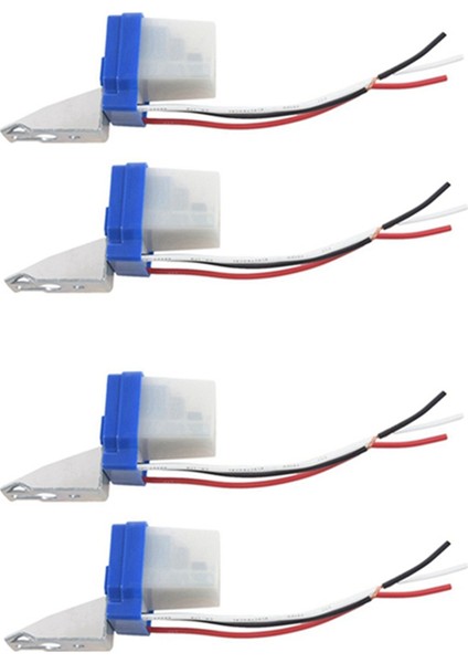 4 Adet Otomatik Kapalı Sokak Işık Sensörü Anahtarı Fotoğraf Anahtarı 220 V 10A Otomatik Anahtar (Yurt Dışından)