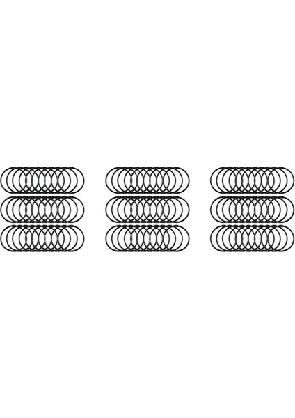 90 Paket Duş Perdesi Halkaları, Banyo Için Dairesel Duş Perdesi Kancaları Dekoratif Paslanmaz Metal Duş Halkası Kancaları (Yurt Dışından)