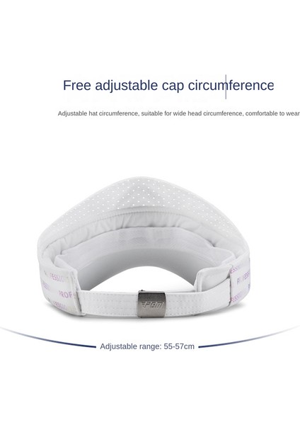 Kadın Golf Şapkaları Güneş Geçirmez Güneşlik Çatısız Nefes Alabilen Şapka Nem Emme MZ046 Lacivert (Yurt Dışından)